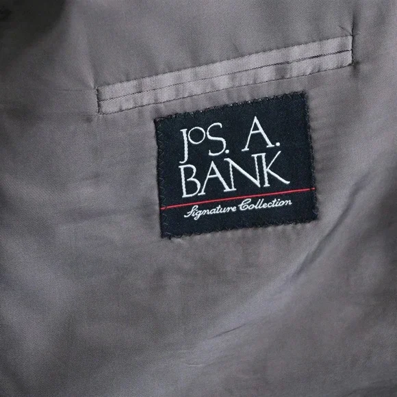Jos. A.‎ Bank 42R 36x30 Tan Olive Weave 100% Wool Mens Jacket Pants Suit